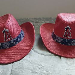 Angels Red Cowboy Hat