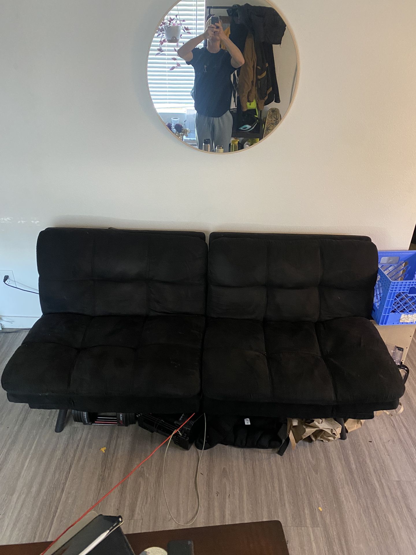 Black Fouton Couch 