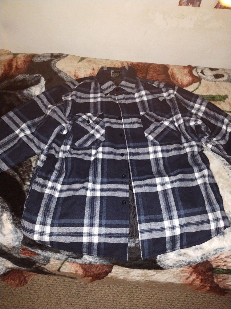 Yago flannel Sweater men's Size XXL