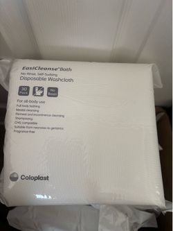 280 Coloplast EasiCleanse Barh Disposable Washcloths