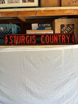 Sturgis Country Metal Street Sign
