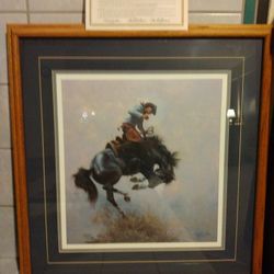 Smokey By Chuck Dehaan Framed Art