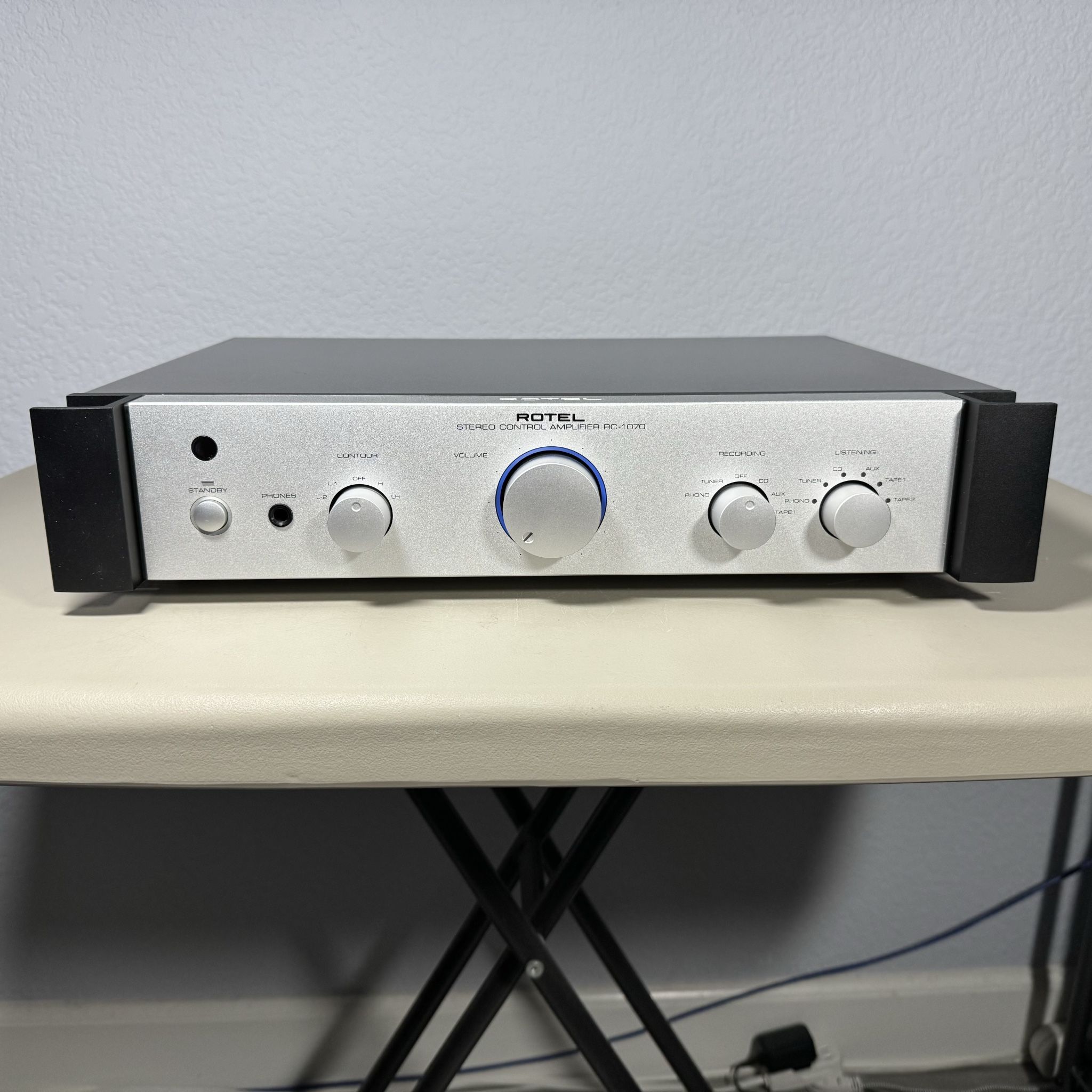 Rotel RC‑1070 Stereo Preamplifier ~ Audiophile Grade, Clean Power for Vinyl & Hi-Fi Systems