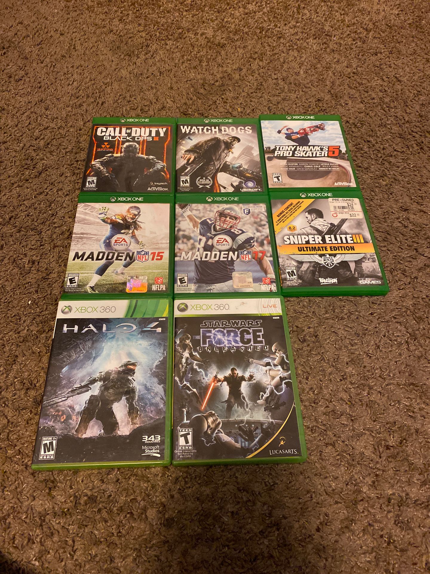 Xbox One/360 games