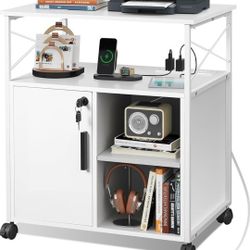 NEW File Cabinet with Charging Station (Already Assembled)
