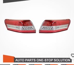 Pair Outer LED Tail Lights 2010 2011 Toyota Camry Rear brake Lamps left right side