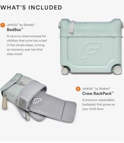 BedBox - Ride-On Suitcase, Kids 2-7 Yrs Old