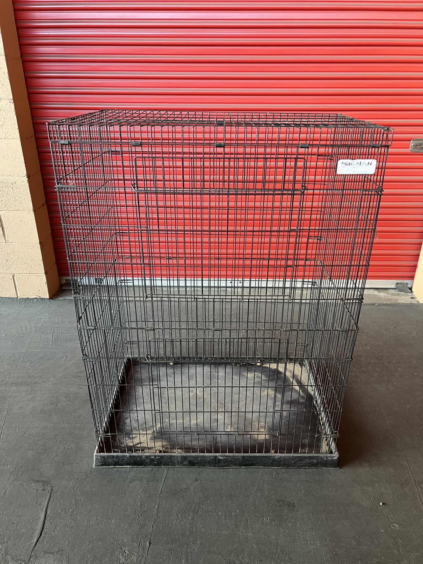 2 Door High Rise Metal Cage Bird Cage Pet Crate