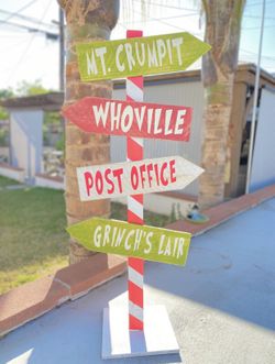 Custom- Handmade directional sign