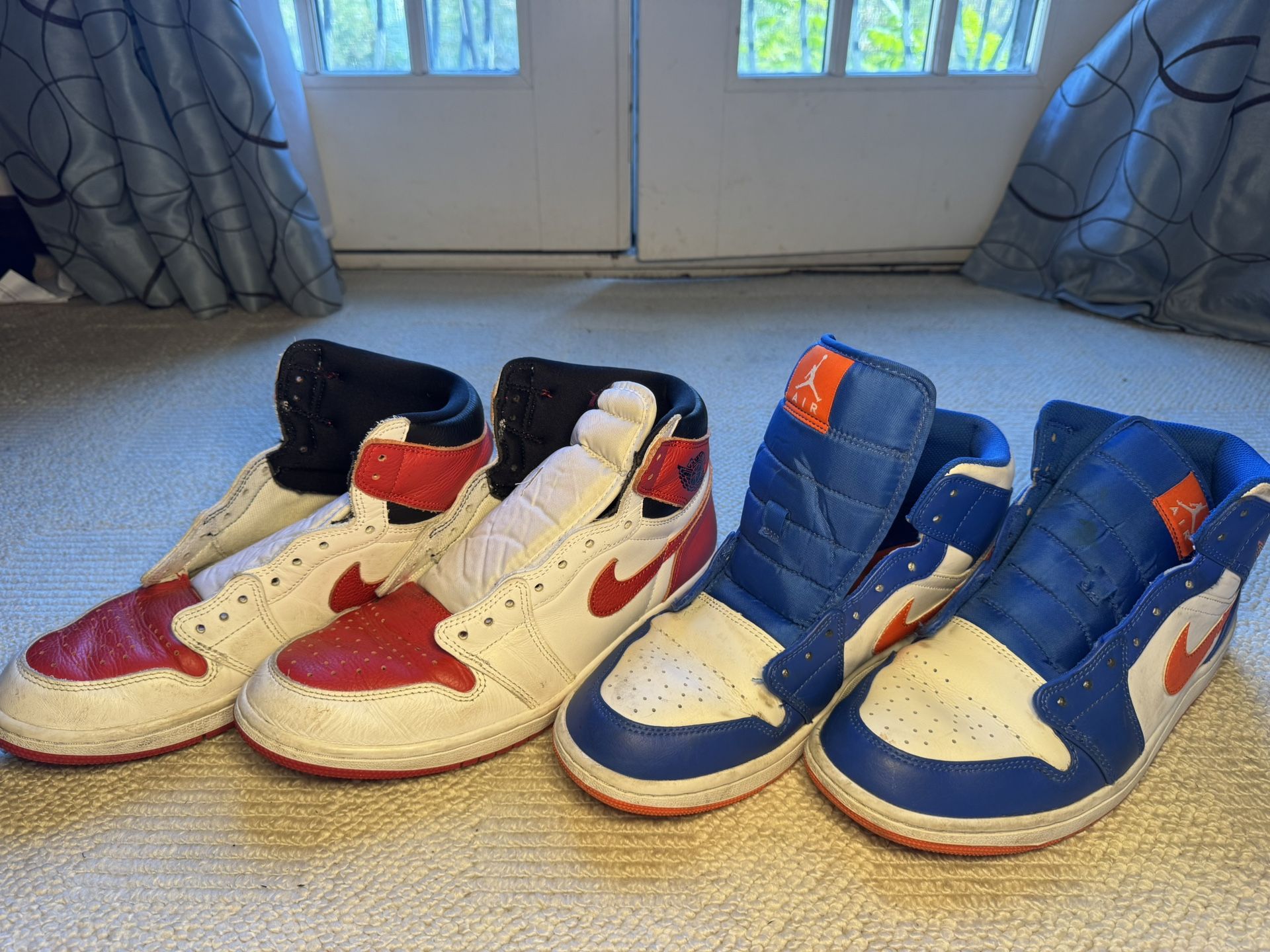Only 2 Pair Air Jordan 1 Bundle - Size 10 Both -  feel free to make an offer!!!
