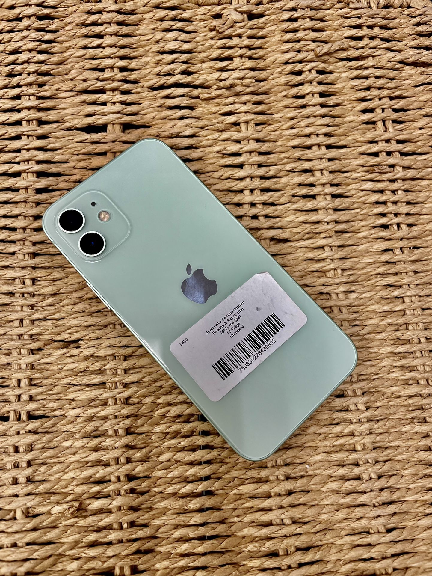 Factory Unlocked Apple iPhone 12 128 gb sold with warranty $590