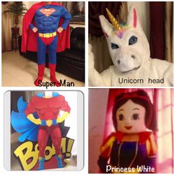 Characters for birthday parties for sale