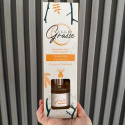 Home Ambiance Diffuser - Long-Lasting Scent  - Luxury Room Freshener - Orange & Cinnamon