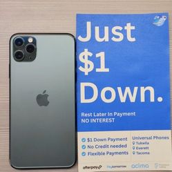 Apple Iphone 12 Pro Max 128gb Unlocked FREE Smartwach/ Headphones. Pay $1 Today Rest in payments. NO CREDIT NEEDED FINANCING 