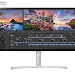 LG - 34WK95U-W 34" IPS LED UltraWide HD Monitor with HDR - Black Front With White Back/Silver (Stand)