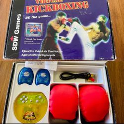 Vintage SDW Virtual Kickboxing Karate Fighting Boxing Plug & Play Video Game