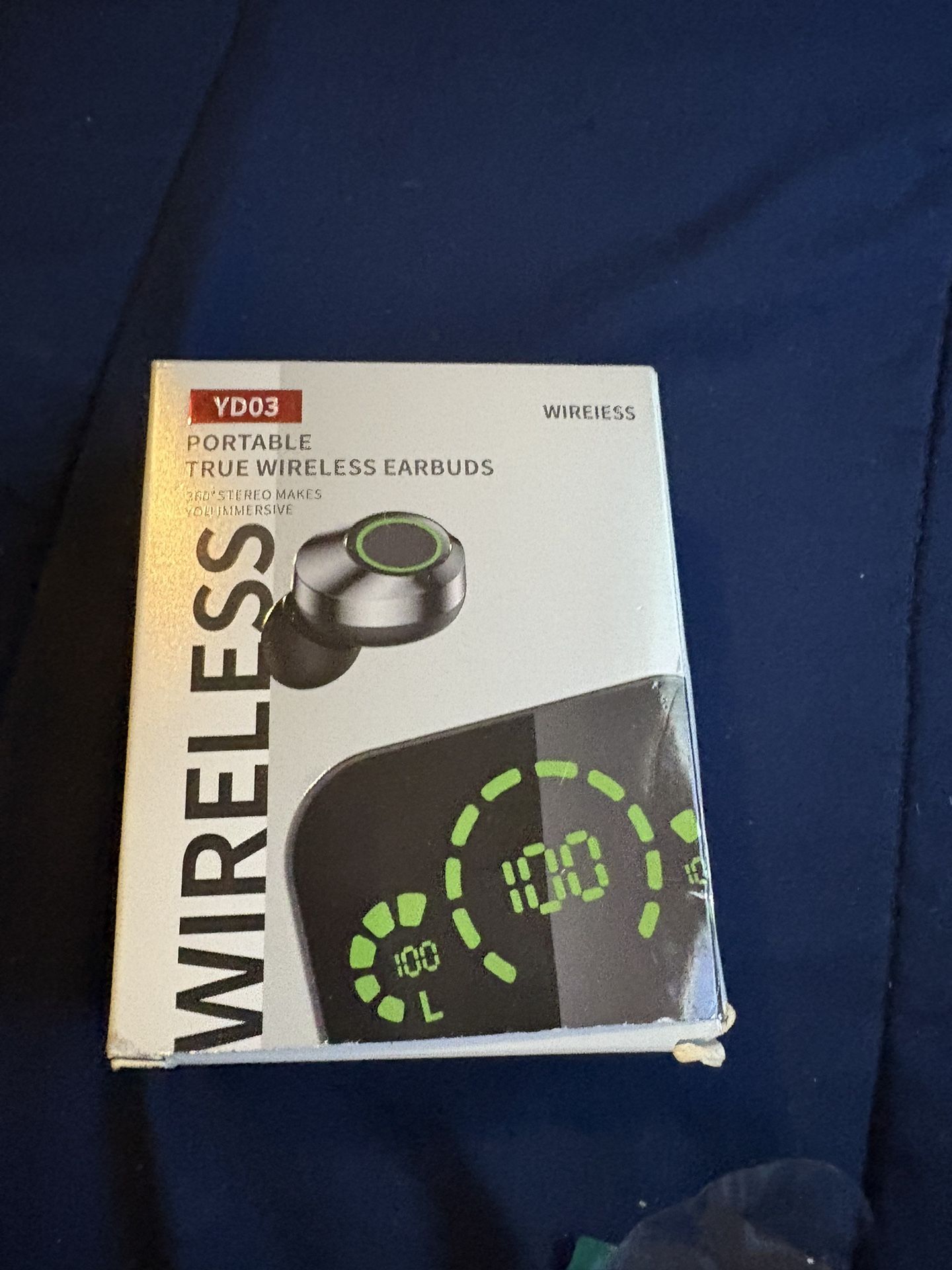 360 Stereo Wireless Earbuds 