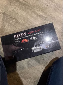 RECON CLEAR LENS WHITE LED CAB LIGHTS