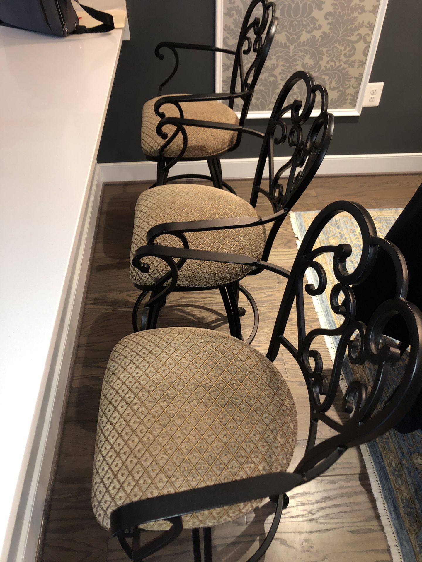 Ethan Allen Sofa, console table, coffee table, bar stools and more!