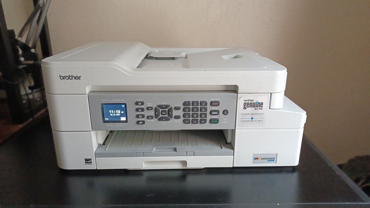 Printer: Brother MFC-J805DW Color Inkjet All In 1