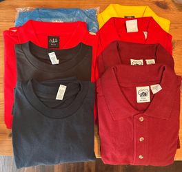 Bulk/lot of 8 new men’s shirts/polo