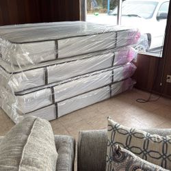 Queen size mattresses 9 inches thick quilted on both sides for only 200 bucks each