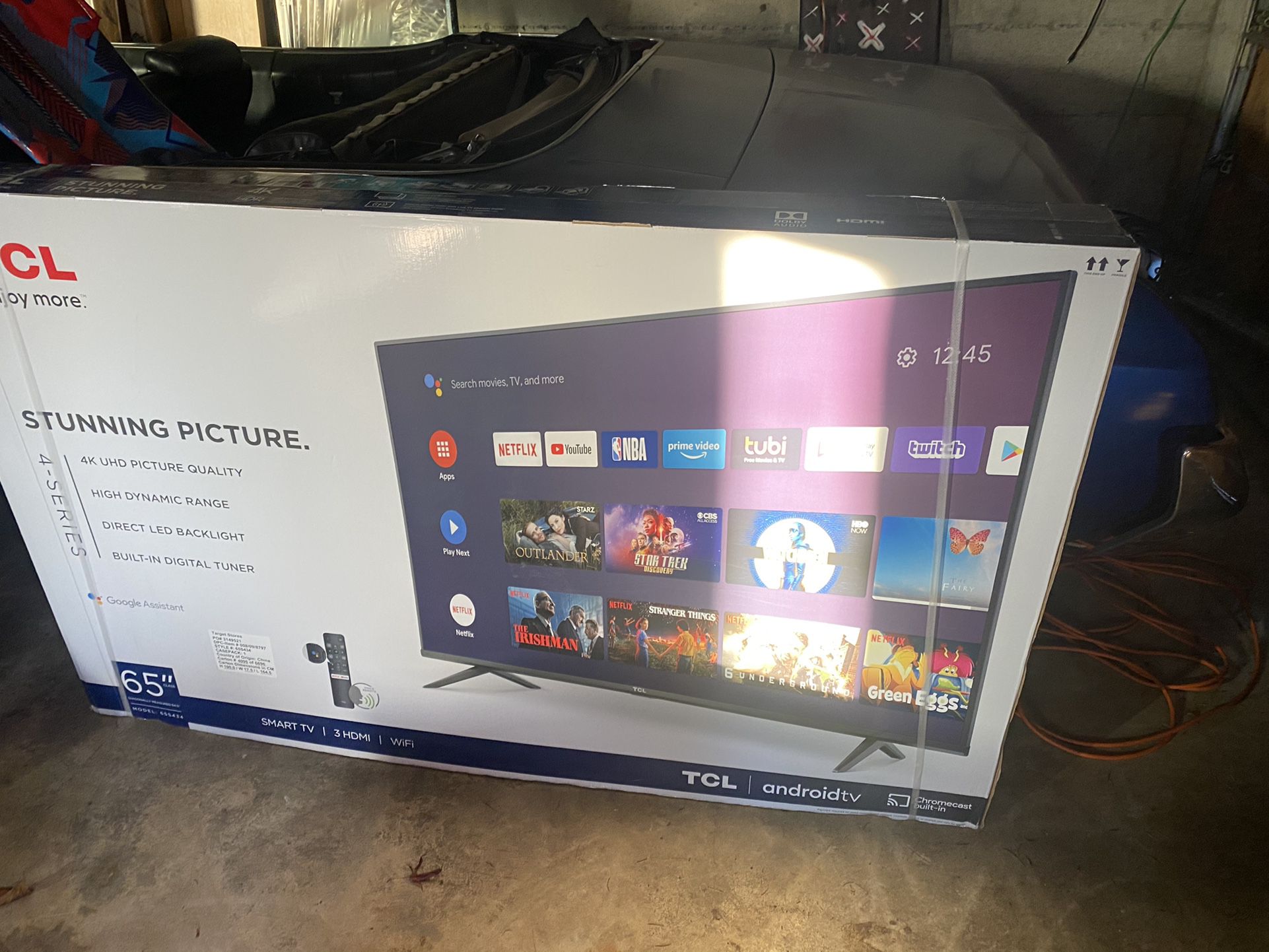 65 Inch TCL Android Smart Tv