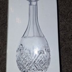 $10 Obo  NIB Crystal Wine Decanter