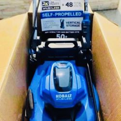 Kobalt 24-Volt Brushless 20-in Self-Propelled Cordless Electric Lawn Mower 4Ah Battery
