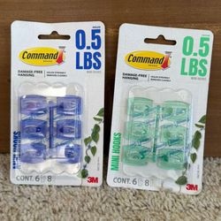 Command Mini Wall Hooks 