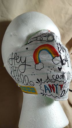 Uplifting motivational mask