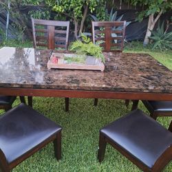 Dining Table Set (6 Chairs)