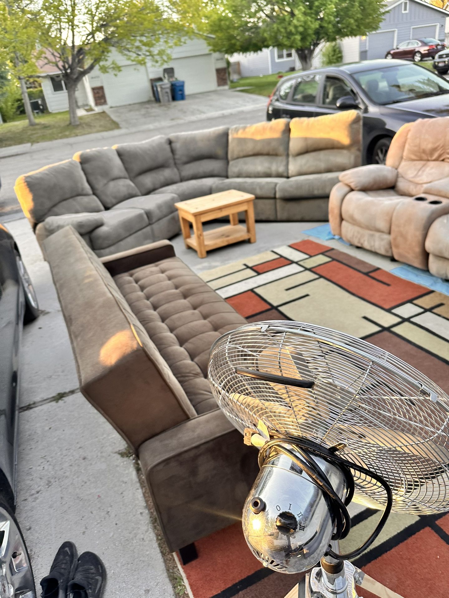 Couches, Recliners,futon, Chairs, Rugs, Fans Whatever You Need I Got 