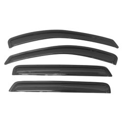 Fits 2007-2012 Hyundai Santa Fe Acrylic Window Visors Sun Rain Guards 4Pc Set