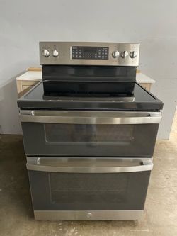 GE Stainless Stove Double Oven ‼️60 Day Warranty‼️