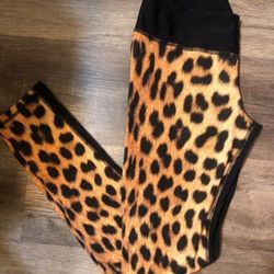 Leopard Leggings M/Leggings Leopardos