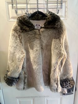 Vintage Polar Magic faux fur winter jacket Large