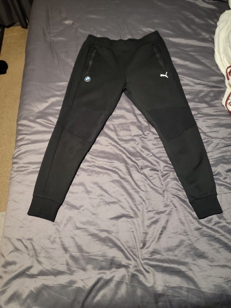 Mens Puma Black BMW Motorsport Slim Fit JoggersIn Great Condition