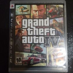 Grand Theft Auto IV PS3 Video Game