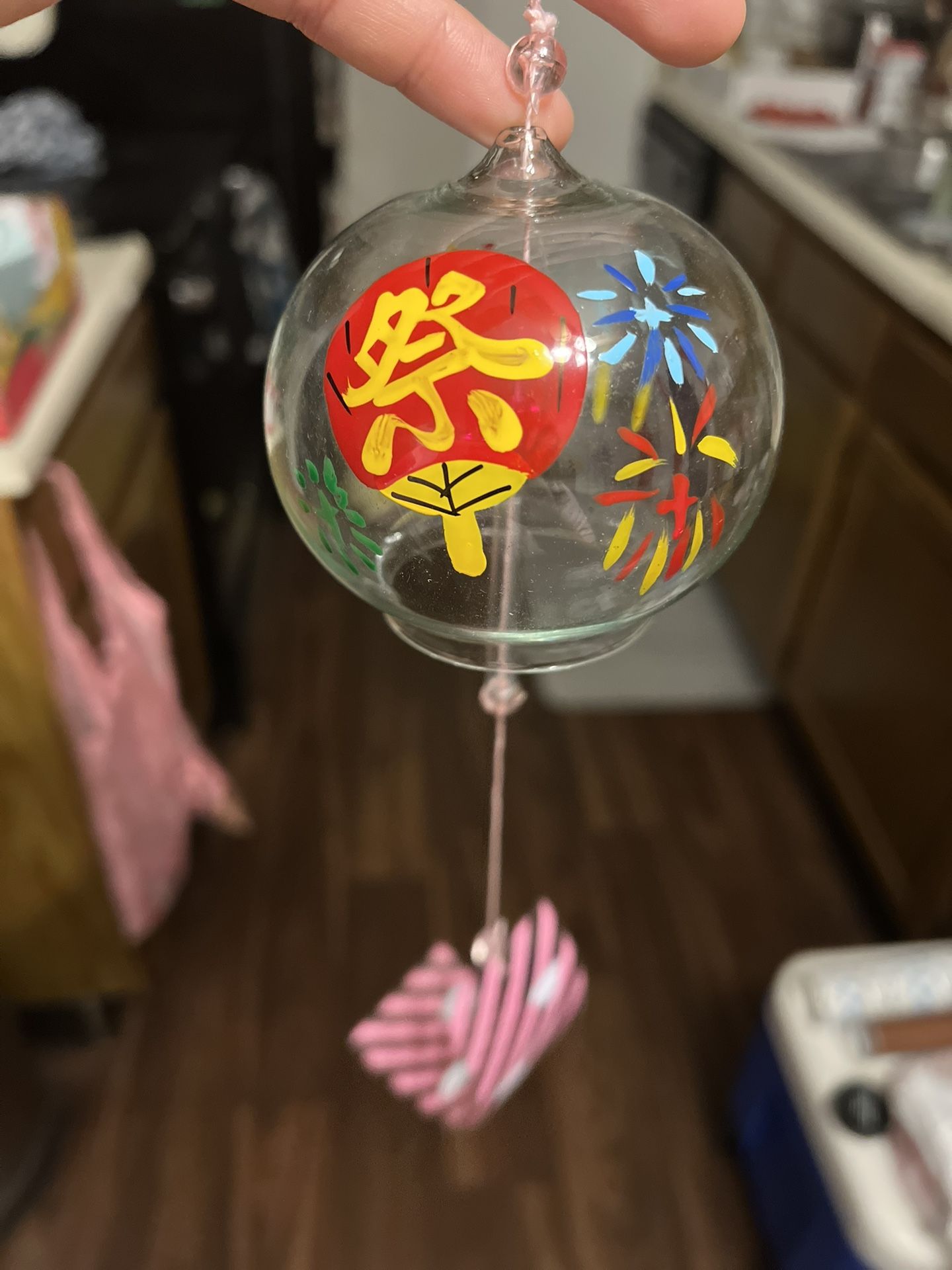 Toyo-Sasaki Glass Handmade Wind Chime | Japanese “Matsuri” Summer Festival