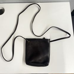 Genuine Vintage Leather Shoulder Crossbody Bag Made In Colombia