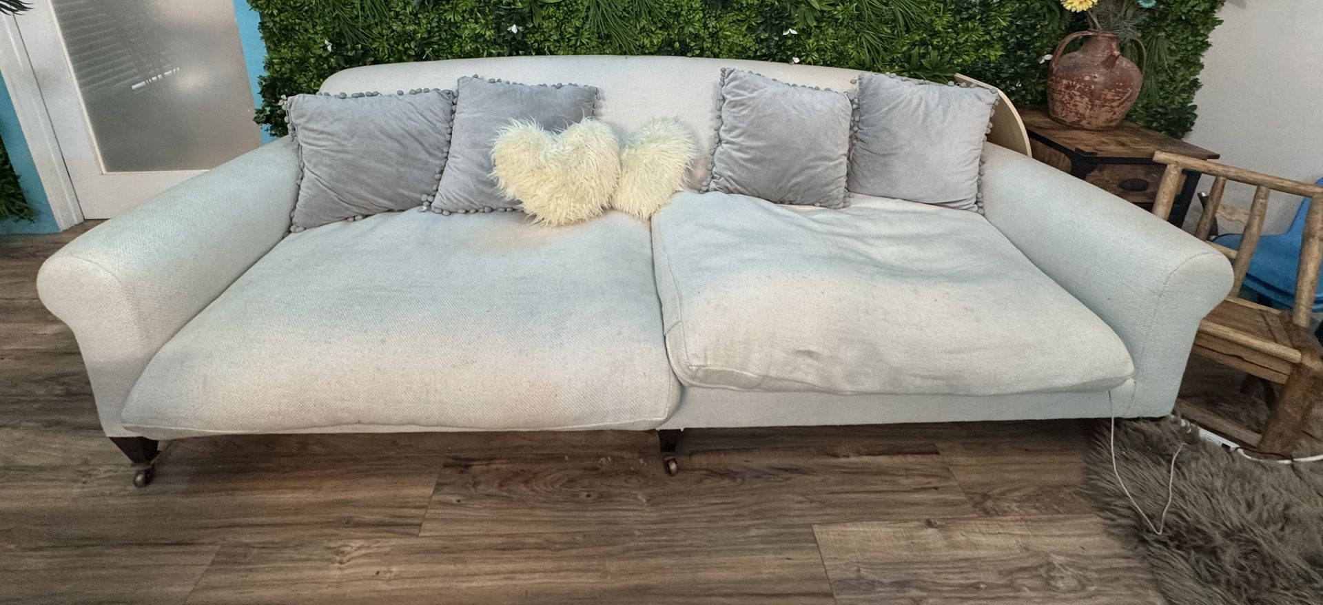 Oversized Fabric Sofa