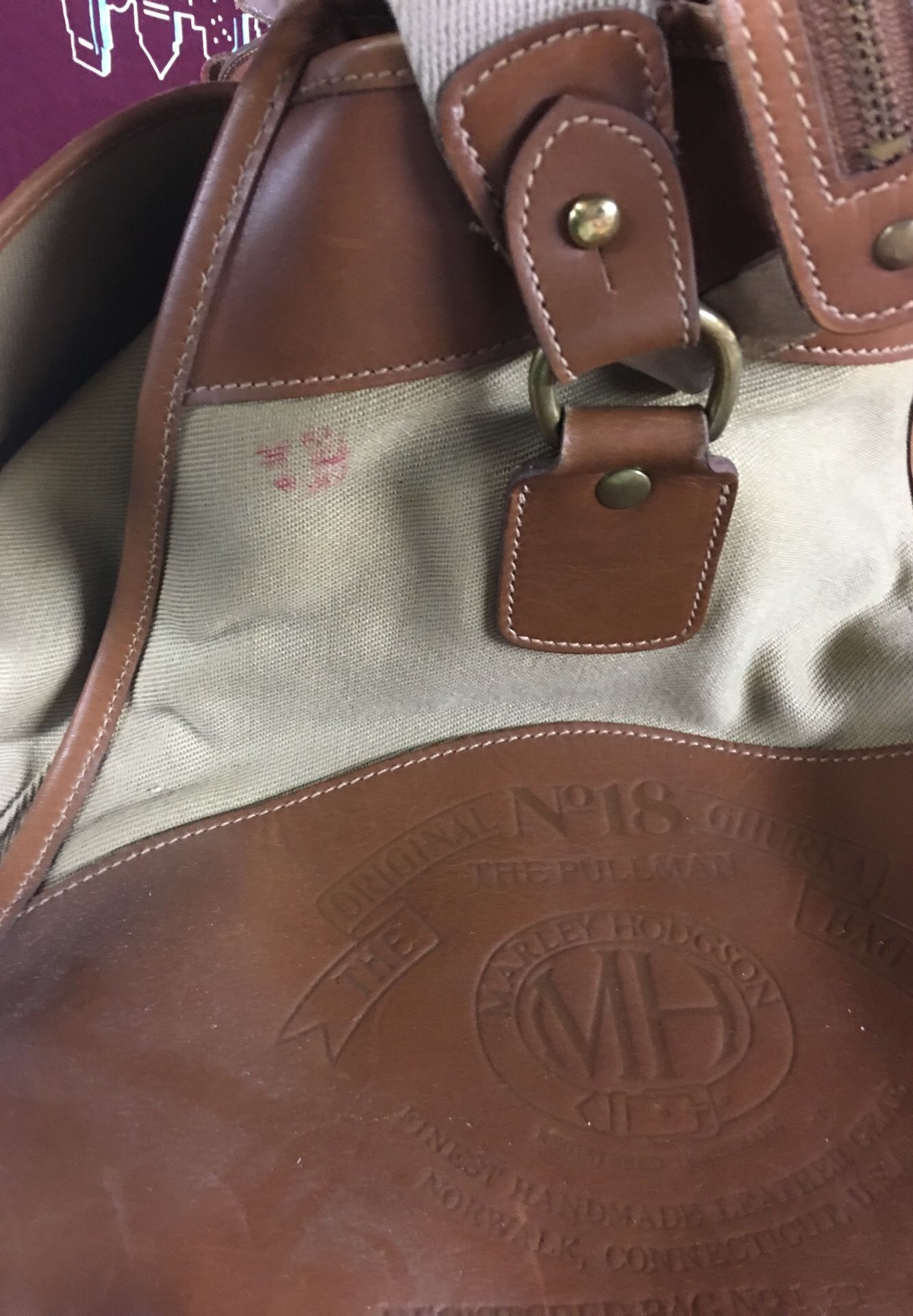 Marley Hodgson No.18 “The Pullman”Ghurka Bag(Rare) for Sale