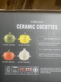 Ceramic Cocottes From Martha Stewart