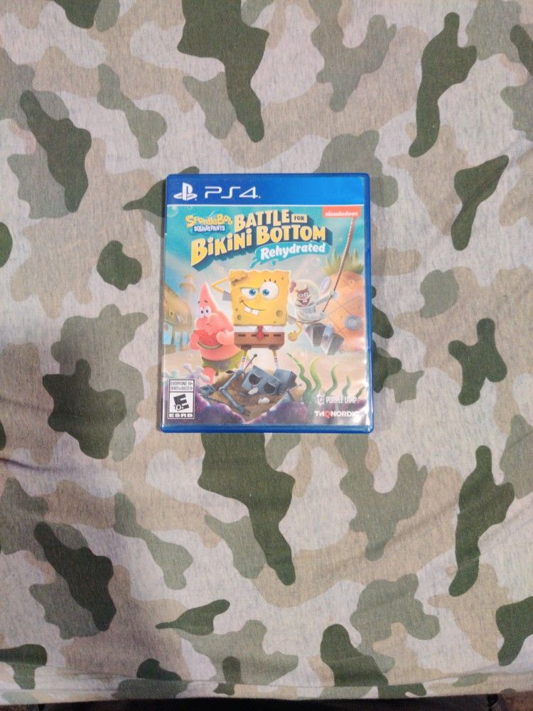 SpongeBob SquarePants Battle For Bikini Bottom Rehydrate Ps4