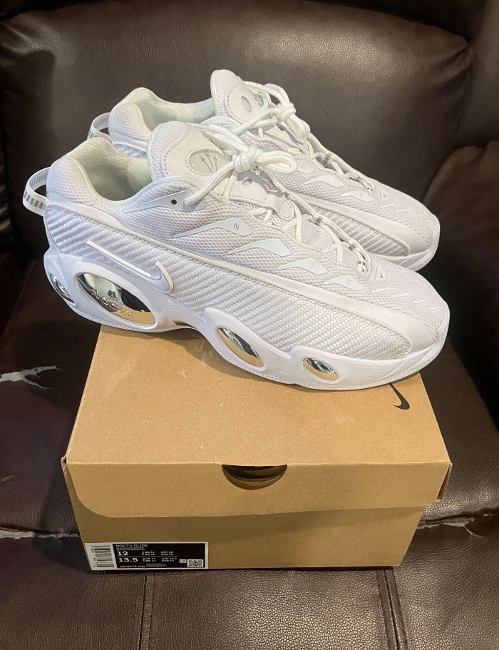 Nike NOCTA Glide Drake White Chrome Size 12