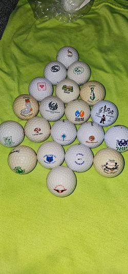 Lot of 16 Vintage & Graphic Golf Balls – Pebble Beach, Olympic Club, Father’s Day & More