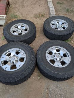 Toyota Wheels with General Grabber A/TX Tires
