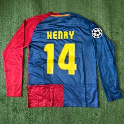 Vintage FC Barcelona jersey Thierry Henry #14