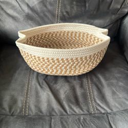 New Without Tags Woven Foldable Basket